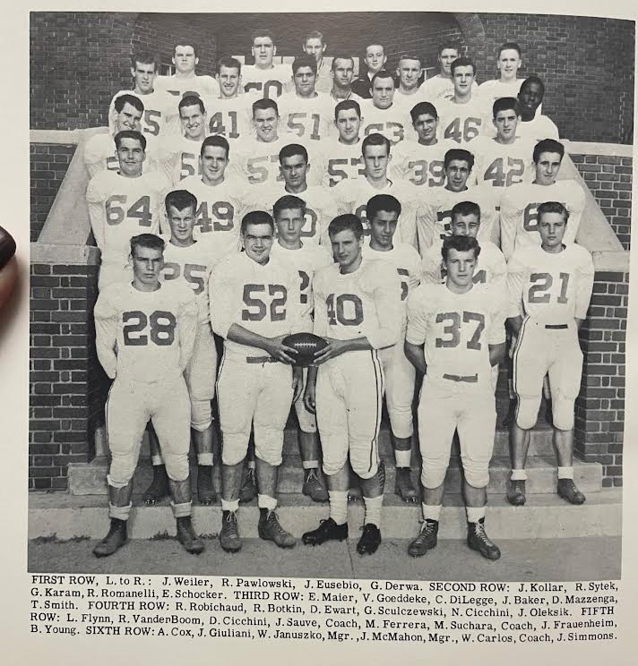 ernie on football team